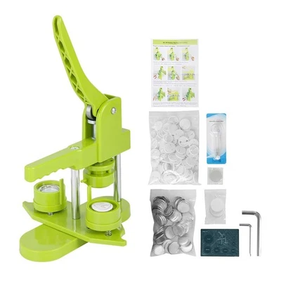 32mm/1.25" Button Maker Kit Button Maker Pin Badge Press Magnet Machine Cutter - Image 1 of 4
