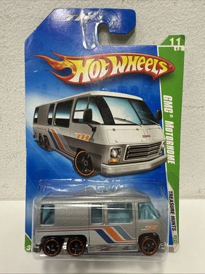 2009 Hot Wheels Treasure Hunts GMC Motorhome Metalflake Silver - 1:64 Diecast - Image 1 of 3