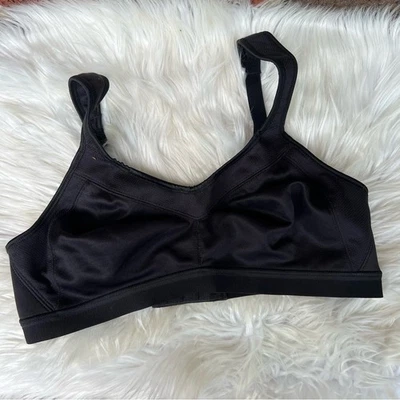 Playtex Black Unlined Sports Bra - Image 1 of 2