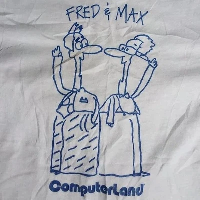 Camiseta Deadstock Vintage Computerland Fred & Max Foto 1 de 4