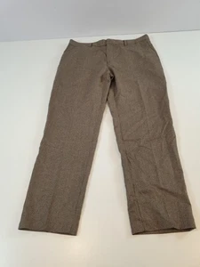 Pantalones Banana Republic Para Hombre 35x30 Marrón Cuadros Cónicos Vitale Barberis Canonico - Imagen 1 de 13