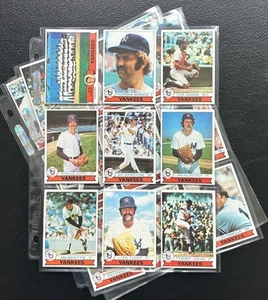 Juego de 23 Topps Burger King 1979 equipo de los Yankees de Nueva York con Munson en general casi nuevo - Imagen 1 de 7