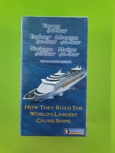 Royal Caribbean How They Build The Worlds Biggest Cruise Ships 3 VHS Videos NEW - Imagen 1 de 6