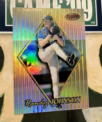 Bowman 's Best Refractors 1999 #74 Randy Johnson/400 Foto 1 de 2