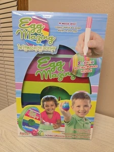 Egg Mazing Easter Egg Decorator The Eggmazing Includes 8 Colorful Markers Kids  - Picture 1 of 4