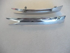 1960 60 original Cadillac D/L or R/P fender gunsight trims (2) restored -good B - Picture 1 of 16