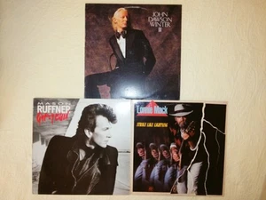 3 Great Blues Vinyl Lps: JOHNNY WINTER, LONNIE MACK, MASON RUFFNER -EX to NM - Picture 1 of 4