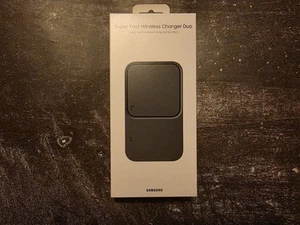 Samsung Wireless Charger Duo, Dark Grey, USB-C, 25W UK charger, BNIB - Zdjęcie 1 z 2