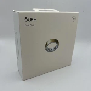 Oura Ring Gen 4 - Gold - Size 11 - BRAND NEW SEALED - Fast Shipping - Picture 1 of 6