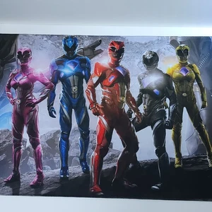 Power Rangers Desk Mat Anime Mousepad Gaming Playmat 35in x 16in - Picture 1 of 8