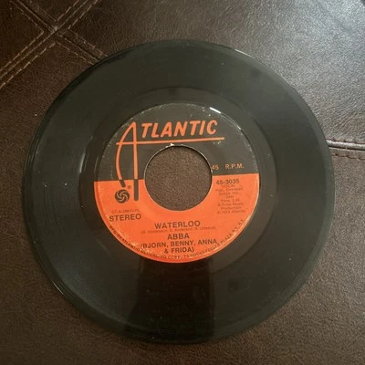 ABBA 45 RPM Watch Out / Waterloo 7” Vinyl - Image 1 of 2