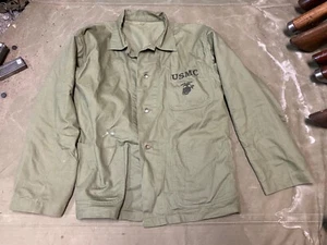 CHAQUETA HBT CAMPO COMBATE P1941 P41 MARINA USMC SEGUNDA GUERRA MUNDIAL - TALLA GRANDE 44R - Imagen 1 de 8