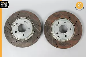 01-11 Mercedes R171 SLK300 C320 Front Brake Rotors Disc Left & Right Set OEM 57k - Picture 1 of 12