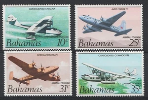 Avión comercial Bahamas Sc# C1a-4a 1985 (correo aéreo). Juego de sellos MNH Cv$14 - Imagen 1 de 1