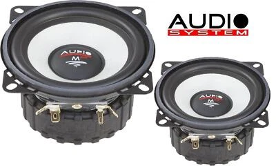 Audio System MS 100 EVO Tieftöner 10 cm (4") Kickbass Auto Lautsprecher 1 Paar - Bild 1 von 4