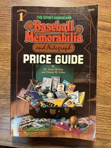 1982 Sports Americana Baseball and Memorabilia Price Guide 1st Edition-283 pages - Bild 1 von 5