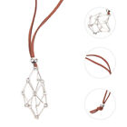  Kristallhalter Halsketten Kordeln für Anhänger Käfigverstellung Gabione