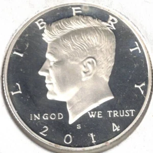 2014-S San Francisco Proof Silver Half Dollar Coin with Nice Cameo - Picture 1 of 2