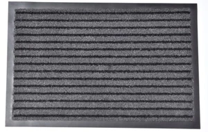 Evideco Outdoor Front Door Mat Mado Polypropylene Rug 24x16 Inch Grey - Picture 1 of 1