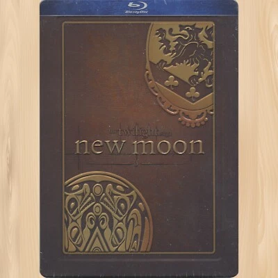 STEELBOOK---  The TWILIGHT Saga NEW MOON Exclusive BLU-RAY Robert Pattinson 0108 Foto 1 de 2