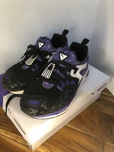 Puma Minecraft Blaze Lace Up 3c Boys Purple Sneakers Casual Shoes - Picture 1 of 9