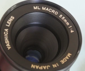 Yashica ML Macro 55mm f4 Prime Lens C/Y Contax/Yashica NICE - Picture 1 of 9