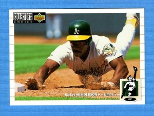 1994 Collector's Choice #510 Rickey Henderson Athletics