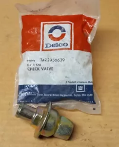 Nueva válvula de retención de smog genuina Delco 22050639 - Imagen 1 de 7