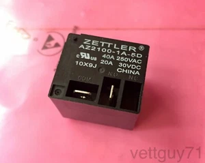 Zettler AZ2100-1A-5D 5VDC SPST-NO relè, 40A 250 VAC, terminale vanga, montaggio PCB - Foto 1 di 5