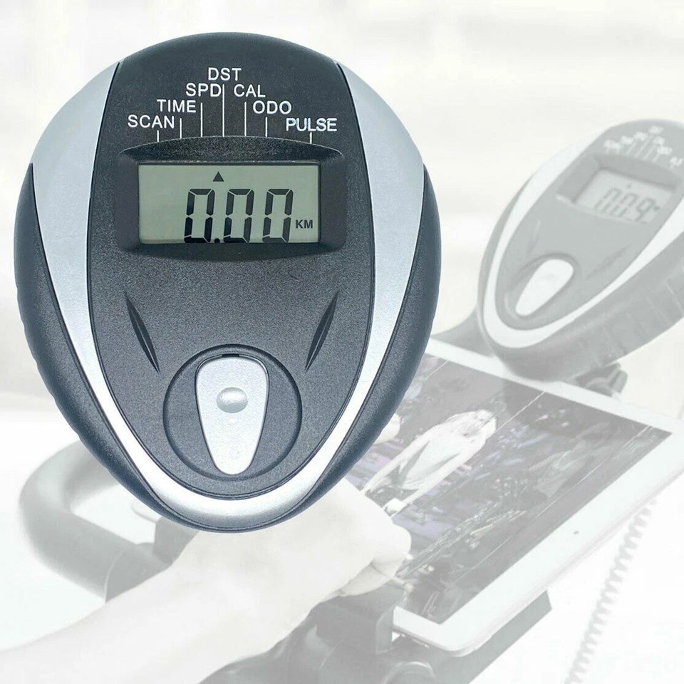 Speedometer w/Heart Monitor Replace for Stationary Bike Exercise Bike Computer - Image 1 of 4