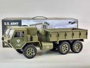 1:12 Scale Army Green 6WD RC Military Truck - Off-Road Remote Control Vehicle - Picture 1 of 14