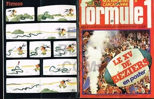 FORMULE 1 ( coeurs vaillants) 1977 N° 43 avec POSTER RUGBY XV DE BéZIERS - Picture 1 of 3