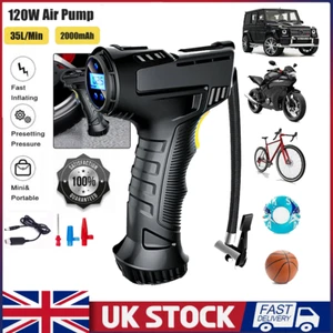 150psi Cordless Digital Air Compressor Car Bike Electric Auto Pump Tire Inflator - Picture 1 of 12