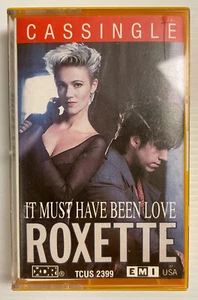 Roxette It Must Have Been Love Music Cassette Tape Single TCUS 2399 EMI 1990 OG - Picture 1 of 24