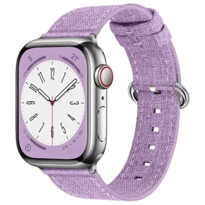 Correa de lona para Apple Watch correa pulsera de tela para iWatch 10 Ultra 9 7 SE 3 4 Foto 1 de 2
