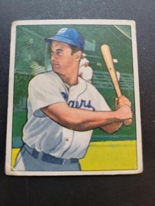 1950 Bowman #113 Gene Hermanski VG BROOKLYN DODGERS Outfielder