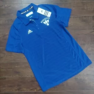 Adidas NWT Climalite Polo Missisquoi Thunderbirds Size Medium - Picture 1 of 7