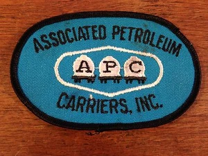 APC Associated Petroleum Carrier's Inc. Embroidered Sew On Patch 2 3/4" X 4 1/4" - Picture 1 of 1