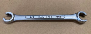 Vintage Kal Tools 1/2” x 9/16” Flare Nut Wrench Made in Japan  - Picture 1 of 3