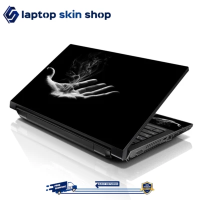 Laptop Skin Sticker Decal Cover for Notebook Apple Acer Smoking Hand 13-16 inch - Image 1 of 4