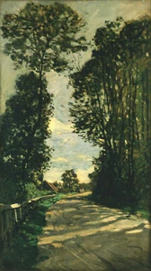 Road to the Saint-Simeon Farm 1864 Signed Monet - 17"x22" Fine Art Print - 01024 - Picture 1 of 1