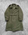Vintage U.S. Military Green Trenchcoat - M