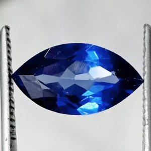 Certified 8-10 Ct Natural Blue Tanzanite Excellent Marquise Cut Loose Gemstone - Picture 1 of 13