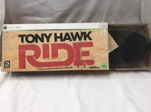 TONY HAWK RIDE SKATEBOARD BUNDLE XBOX 360 Game & Wireless Skateboard Controller - Picture 1 of 10
