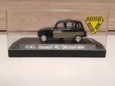 SOLIDO 4545 RENAULT 4L DECOUVRABLE BLACK METALLIC 1:43 1 / 43 MADE IN FRANCE - Immagine 1 di 4