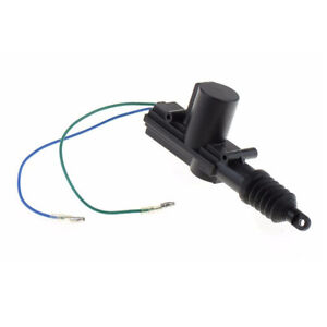 Car Heavy Duty Power Door Lock Actuator Motor 2 Wire DC Locking System Kit Black