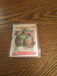 2020 Topps Finest Flashbacks Jesus Luzardo RC - Picture 1 of 2