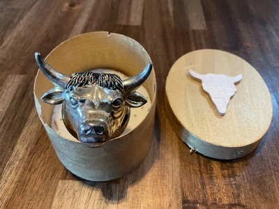 Toalla tapón botella toro vintage plateros con caja. Foto 1 de 4