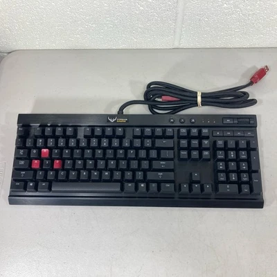CORSAIR K70 RGB Mechanical Gaming Keyboard Cherry MX Red Switches - Black - Image 1 of 4