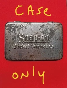 Snap-on tools Vintage Midget M-70 Socket Set Metal Case 1920's (CASE ONLY!) - Picture 1 of 7